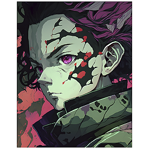QUADRO DE METAL G - GAROTO ASSASSINO DE DEMONIOS 2