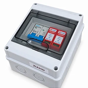 Quadro de Proteção Elétrica 40A Bipolar com 2 DPS Clamper IP65 – ZIAHO QP40-B Basic