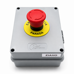 Quadro de Proteção para Wallbox com Botão de Emergência e Contator 40A | ZIAHO