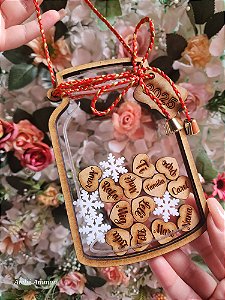 Pote Família em MDF