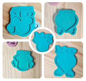 Kit 5 Molde de Silicone Enfermagem