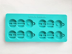 Molde de Silicone Símbolo Arirang