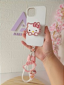 kit PopSocket + Cordão Hello Kity