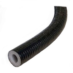 Tubo Esponjoso Isolante Preto Blindado 3/8" x 9mm - 2 Metros