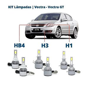 Kit Lampadas Super Led Vectra 06/08