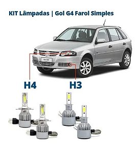 Kit Lampadas Super Led Gol Saveiro Parati G4