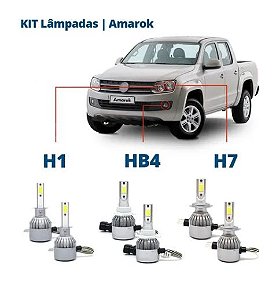 Kit Lampadas Super Led Amarok 11/14