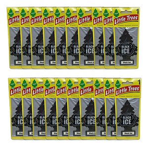50 AROMATIZADORES LITTLE TREES ORIGINAL BLACK ICE