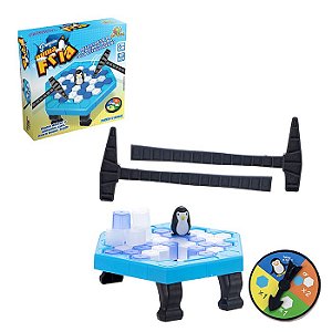 Jogo Pinguim Race com Luz e Som Braskit - Up Brinquedos