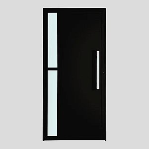 Porta Novara Alumínio Preto Linha SUPREMA