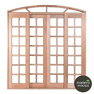 Portal de Correr Colonial Madeira Quadri 2.30 x 2.00 m