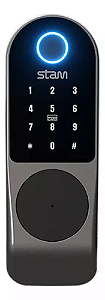 Fechadura Eletronica Biométrica + Chave + Cartão - Stam S-guardian Sobrepor