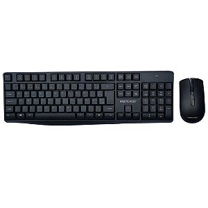 Teclado e Mouse sem fio - Multilaser - TC270