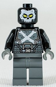 Boneco CrossBones Compatível Lego Montar Marvel