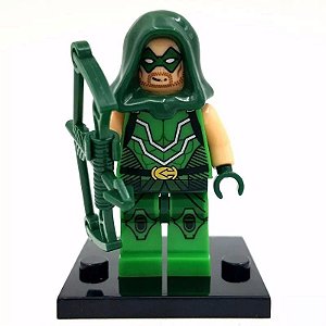 Boneco Arqueiro Verde Compatível Lego Montar Marvel