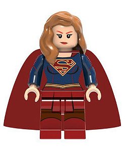Boneco Super Girl Compatível Lego Montar Marvel