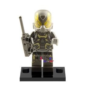 Boneco Jaqueta Amarela Compatível Lego Montar Marvel