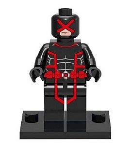 Boneco Ciclope Negro Compatível Lego Montar Marvel