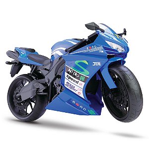 Motinha De Brinquedo Infantil Moto Naked 26 Cm Azul Roma - ShopJJ
