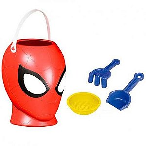 Baldinho De Praia Homem Aranha 3D Com Acessórios Rosita