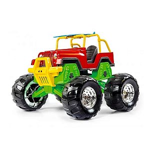 Super Jipe Monster Carrinho Infantil Poliplac Brinquedos