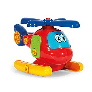 Helicóptero Educativo Brinquedo Montável e desmontável Kids