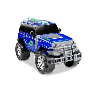 Miniatura Infantil Carrinho Jipe Render Force Com Prancha