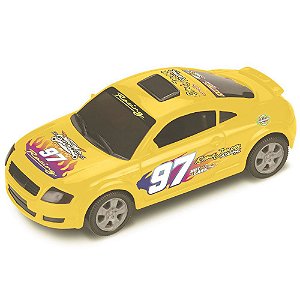 Carrinho RR Mil Milhas De Brinquedo Amarelo Coleção Roma