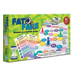 Jogo De Tabuleiro Fato Ou Fake - Nig Brinquedos