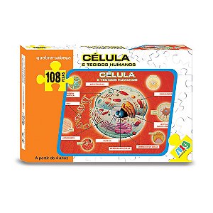 Quebra Cabeça Célula E Tecidos Humanos 108 Peças Nig