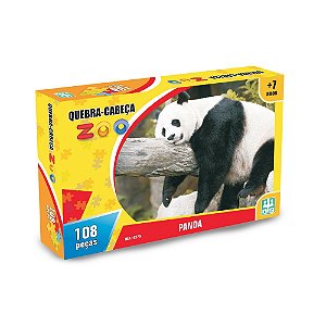 Quebra Cabeça Zoo Panda 108 Peças Nig