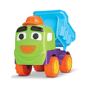 Carrinho Infantil Basculante Azul Baby Truck Roma Brinquedos