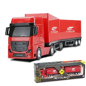 Caminhão Carreta Diamond Truck Baú - 67cm - Roma Brinquedo