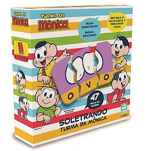 Jogo Educativo Soletrando Turma Da Mônica - Nig Brinquedos