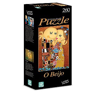 Quebra Cabeça Puzzle Releitura O Beijo 260 Peças - Nig