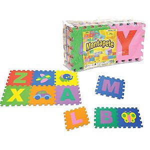 Tapete Eva 36 Placas Figuras E Letras Nig