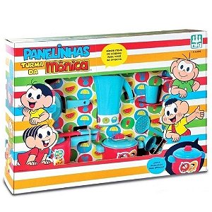 Kit Panelinhas Turma Da Mônica 23 Peças Nig Brinquedos