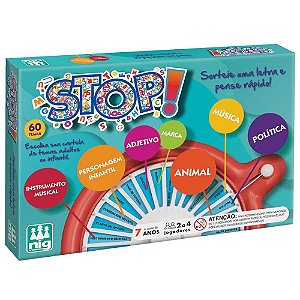 Jogo Stop - 60 Temas - Adulto E Infantil - Educativo - Nig