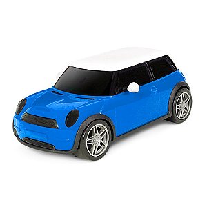 Carrinho Infantil Mini Cooper Azul Poliplac Brinquedos