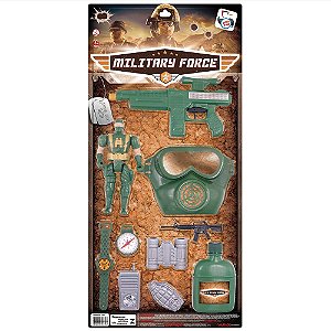 Brinquedo De Ação Militar Infantil Military Force Pica Pau