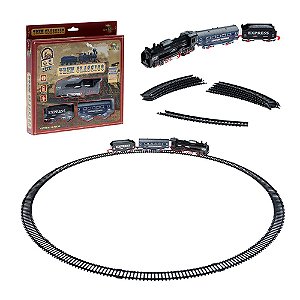 Pista Trem Locomotiva Com Luz Dmt5373 - Dmtoys