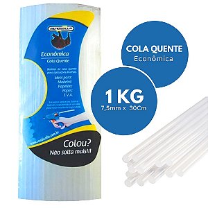 Bastão De Cola Quente Acessório Multifuncional 1Kg 30cmx7mm