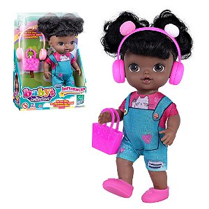 Coleção Brinquedo Baby Menina Influenciadora Digital Negra