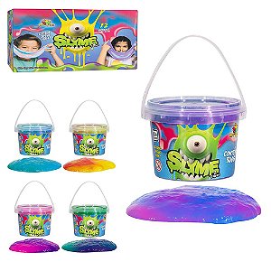 Brinquedo Slime Melekinha Infantil Com 300 Gramas E 02 Cores