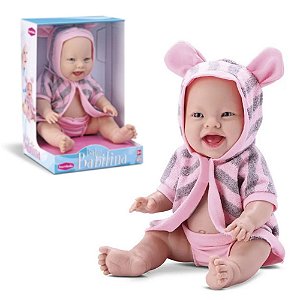 Boneca Bebê Silicone Babilina Banho Coleção Infantil Bambola