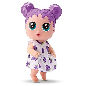 Brinquedo Infantil Mini Boneca Bebê Roupa Uva Baby Buddies