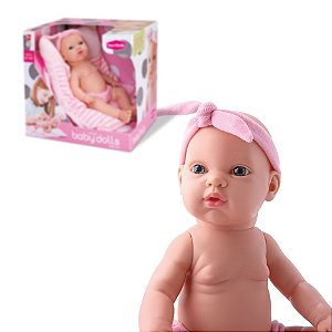 Coleção Bambola Boneca Com Saquinho Mantinha Dormir Bebê