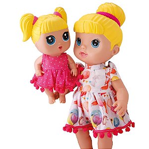 Brinquedo Boneca Infantil Mamãe E Filhinha Acessórios Menina