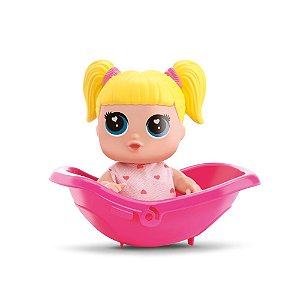 Boneca Brinquedo Menina Baby Conjunto Banheirinha Cadeirão