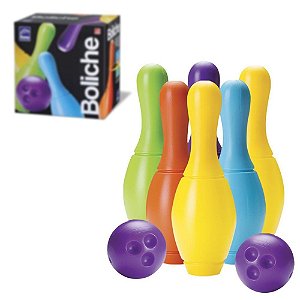 Brinquedo Jogo Boliche Infantil C/ 8 Peças - Pica Pau